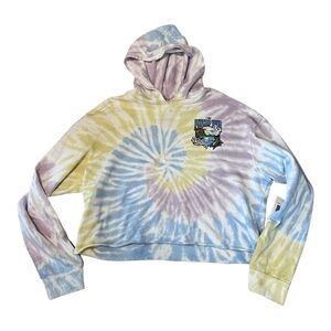 NWT Psycho Tuna tie dye cropped sweatshirt hoodie